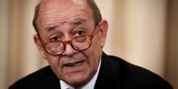 Jean-Yves Le Drian, ministre de l'Europe et des Affaires étrangères de la France