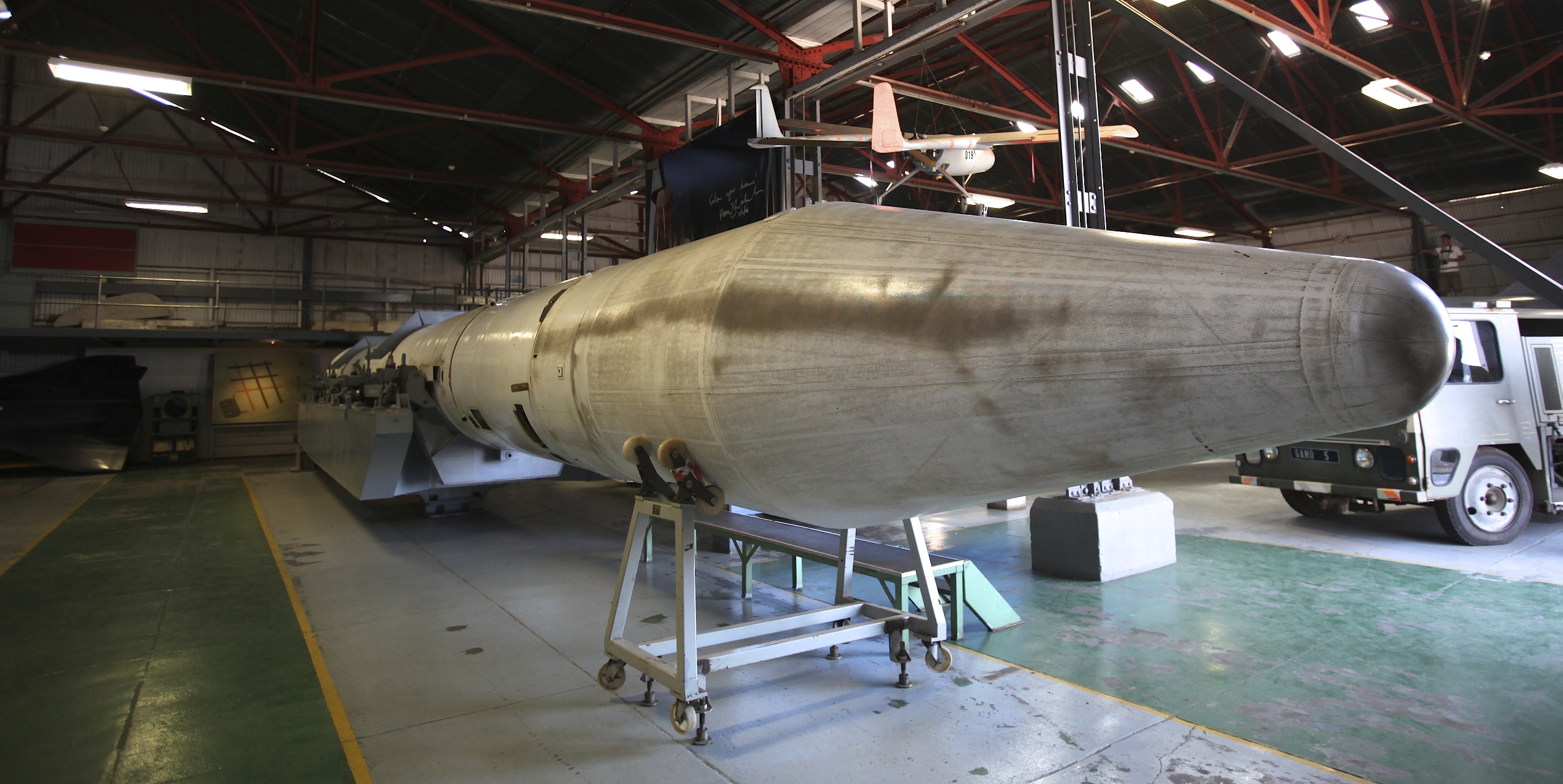 RSA-3 LEO Rocket. SAAF museum, Swartkop, Pretoria